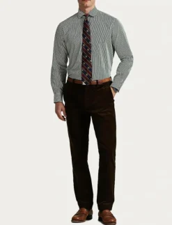 Polo Ralph Lauren Skjortor|Custom Fit Striped Poplin Shirt - Mönstrade skjortor