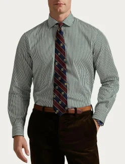 Polo Ralph Lauren Skjortor|Custom Fit Striped Poplin Shirt - Mönstrade skjortor