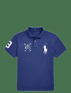 Polo Ralph Lauren Custom Slim Fit Big Pony Mesh Polo Shirt - Kortärmade pikéer| Pikéer