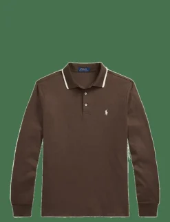 Polo Ralph Lauren Pikéer|Custom Slim Fit Soft Cotton Polo Shirt - Långärmade pikéer