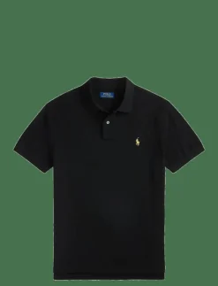 Polo Ralph Lauren Custom Slim Plaid-Trim Mesh Polo Shirt - Kortärmade pikéer| Pikéer