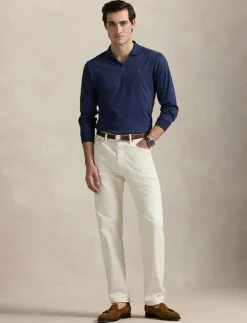 Polo Ralph Lauren Custom Slim Soft Cotton Polo Shirt - Stickade pikéer| Pikéer|Stickat