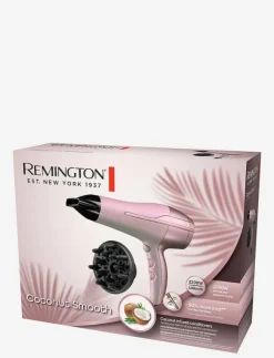 Kvinnor Remington Hår|D5901 Coconut Smooth Hairdryer - Stylingverktyg