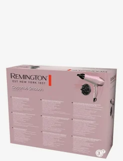 Kvinnor Remington Hår|D5901 Coconut Smooth Hairdryer - Stylingverktyg