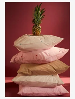 Juna Daisy Påslakanset 150x210 cm vit/ljusblå SE - Påslakanset| Sängtextilier