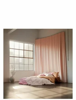 Juna Daisy Påslakanset 150x210 cm vit/ljusblå SE - Påslakanset| Sängtextilier