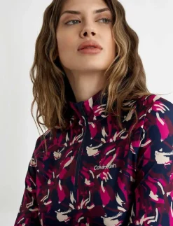 Kvinnor Calvin Klein Golf Underställ|Underställ|DAKOTA QUARTER ZIP TOP - Underställströjor