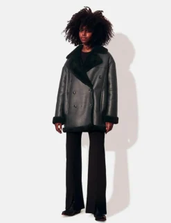 Lexington Clothing Daniella Faux Shearling Coat - Skinnjackor|Kvinnor Jackor & Kappor
