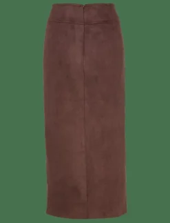 Bardot DANTE VEGAN SUEDE MIDI SKIRT - Midi kjolar|Kvinnor Kjolar