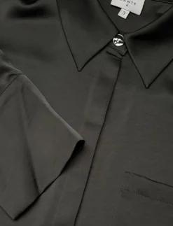 Kvinnor Dante6 Blusar & Skjortor|-Louda satin long shirt - Långärmade