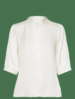 Dante6 -Vaila silk scarf bow blouse - Kortärmade blusar|Kvinnor Blusar & Skjortor