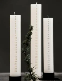 Kunstindustrien December Candle - Adventsljus & Kalenderljus| Ljus