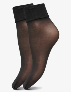Decoy ankle sock silklo 2pk - Strumpor|Kvinnor Underkläder|Strumpor