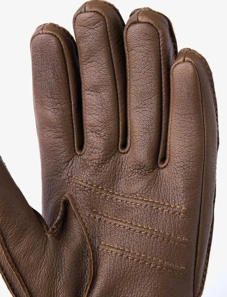 Hestra Handskar|Deerskin Primaloft Rib Black - Fingervantar