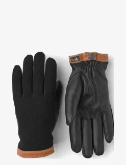 Hestra Handskar|Deerskin Wool Tricot - Fingervantar