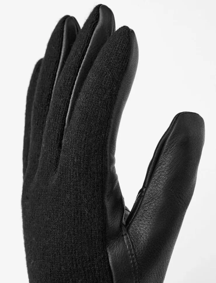 Hestra Handskar|Deerskin Wool Tricot - Fingervantar