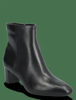 Lauren Ralph Lauren Demi Burnished Leather Bootie - Ankelboots med klack|Kvinnor Boots