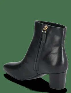 Lauren Ralph Lauren Demi Burnished Leather Bootie - Ankelboots med klack|Kvinnor Boots
