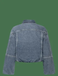 Calvin Klein Jeans DENIM BUBBLE JACKET TINTED ORCHA - Overshirts|Kvinnor Overshirts