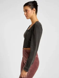 Kvinnor Lee Jeans Blusar & Skjortor|DENIM CORSET - Långärmade blusar
