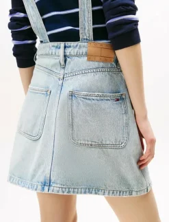 Tommy Jeans DENIM DUNGAREE DRESS DI2014 - Hängselbyxor|Kvinnor Hängselbyxor