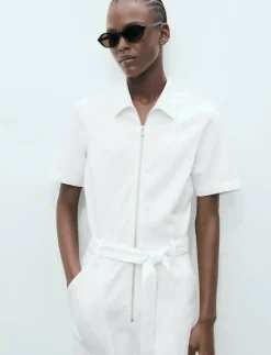 Mango Denim jumpsuit belt - Jumpsuits|Kvinnor Jumpsuits