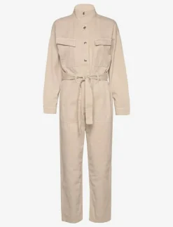 Mango Denim jumpsuit with bow - Jumpsuits|Kvinnor Jumpsuits