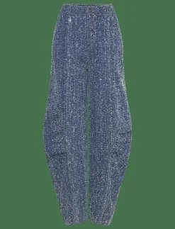 Kvinnor ROTATE Birger Christensen Jeans|DENIM LOOSE FIT PANTS - Vida byxor