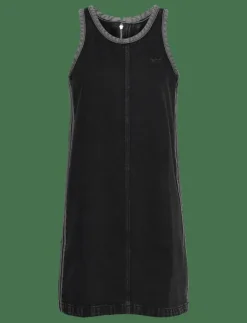 adidas Originals DENIM 3S DRESS - Klänningar|Kvinnor Klänningar & Kjolar