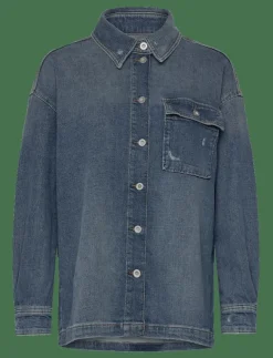 Kvinnor Marc O'Polo Overshirts|DENIM SHIRT - Jeansskjortor