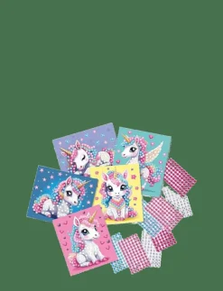 Barn SES Creative Rita & Pyssla|Diamond Painting - Unicorn - Pysselset
