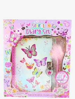 Barn Robetoy Rita & Pyssla|DIARY SET w FEATHER PEN - Kalendrar & Anteckningsblock