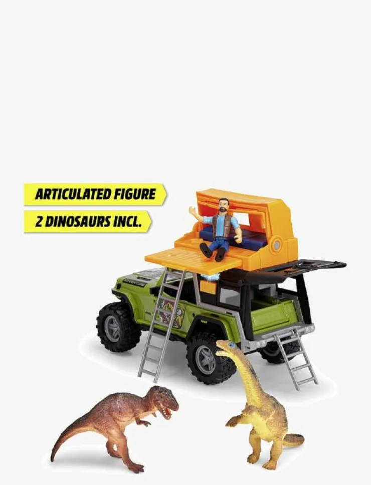 Barn Dickie Toys Leksaksfordon & Bilar|Dino Camper Leksaksbil, 23 cm - Leksaksfordon