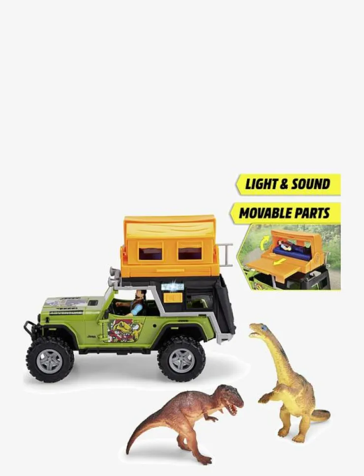 Barn Dickie Toys Leksaksfordon & Bilar|Dino Camper Leksaksbil, 23 cm - Leksaksfordon