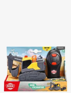 Dickie Toys Volvo Mini Grävmaskin Sladdstyrd - Radiostyrd leksak|Barn Radiostyrda Leksaker