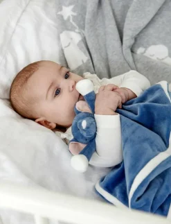 Teddykompaniet Diinglisar SE, Elefant, Snuttefilt, Denim - Snuttefiltar|Barn Sova|Babyleksaker