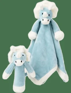 Barn Teddykompaniet Babyleksaker|Babyleksaker|Diinglisar, Skallra, Dino, Teal - Mjukisdjur
