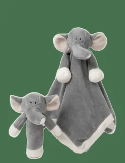 Barn Teddykompaniet Sova|Diinglisar, Snuttefilt, Elefant, Grå - Snuttefiltar