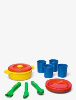 Dantoy DINNER SET IN NET 22 PCS - Tillbehör till leksakskök|Barn Leksakskök & Tillbehör