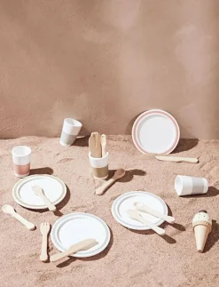 Barn Kid's Concept Leksakskök & Tillbehör|Dinnerware 4 play set BISTRO - Tillbehör till leksakskök
