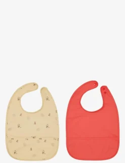 OYOY MINI Dino Bib - Pack of 2 - Haklappar|Barn Mata