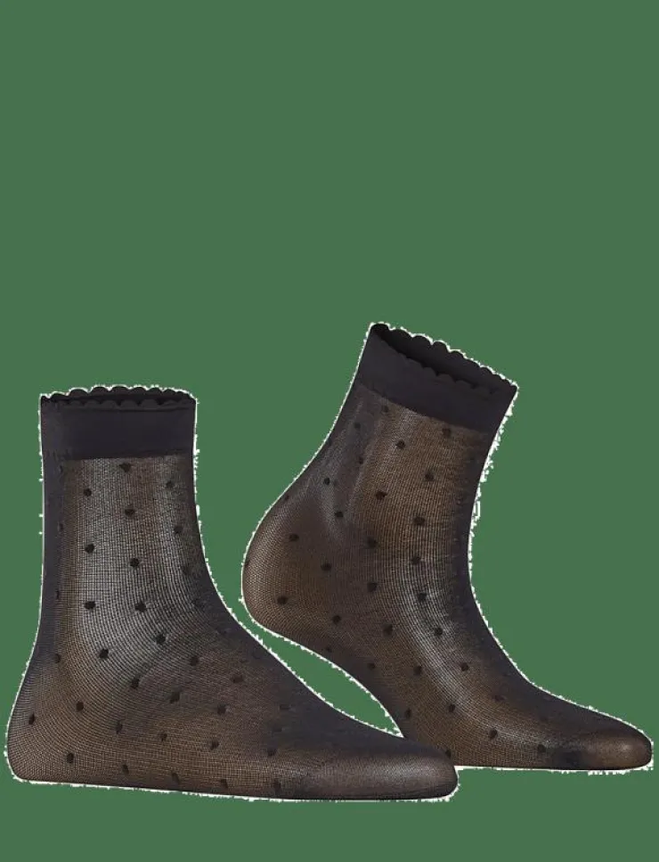 Kvinnor Falke Women Underkläder|Dot 15 Denier Transparent matt - Sockor