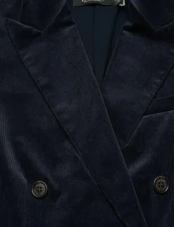 Lauren Ralph Lauren Double-Breasted Corduroy Blazer - Dubbelknäppta kavajer|Kvinnor Kavajer