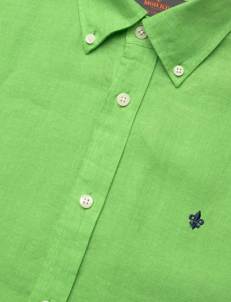 Morris Skjortor|Douglas Linen Shirt-Classic Fit - Linneskjortor