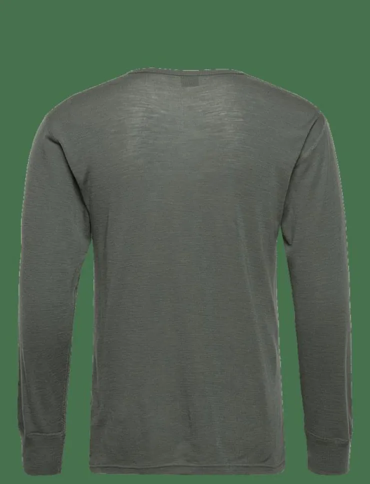 Dovre wool long sleeved t-shir - Pyjamasöverdelar| Pyjamas