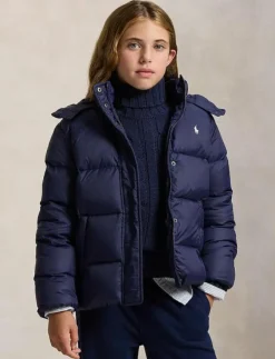 Barn Ralph Lauren Kids Jackor|Down Hooded Jacket - Dunjackor & fodrade jackor