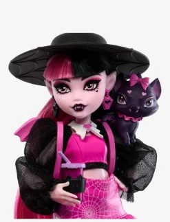 Barn Monster High Dockor & Tillbehör|Draculaura Fashion Doll with Pet Count Fabulous and Accessories - Dockor