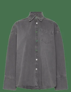 REMAIN Birger Christensen DRAPY DENIM SHIRT - Overshirts|Kvinnor Overshirts