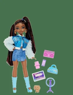 Barn Barbie Dockor & Tillbehör|Dream Besties “Brooklyn” Fashion Doll with 8 Video & Music Themed Accessories - Dockor