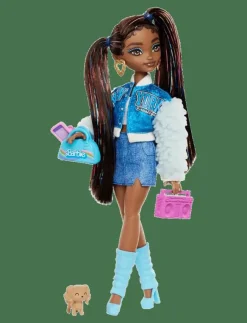 Barn Barbie Dockor & Tillbehör|Dream Besties “Brooklyn” Fashion Doll with 8 Video & Music Themed Accessories - Dockor